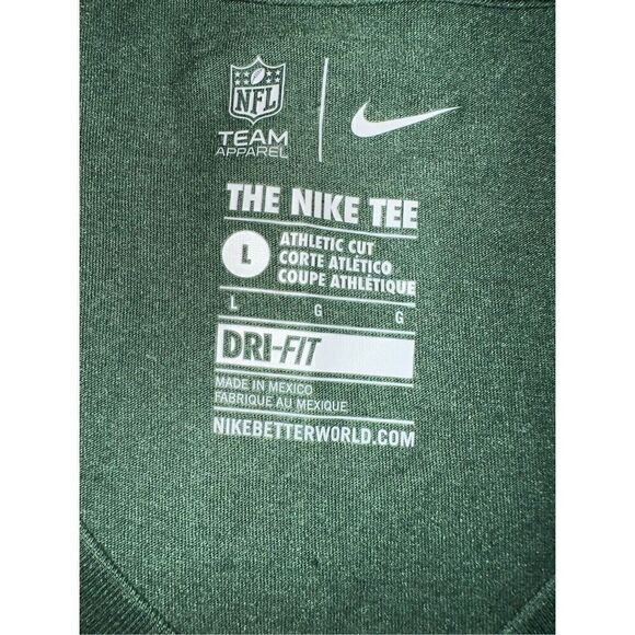 BLACK FRIDAY $20 NFL Team Apparel Nike Tee Greenbay Packers V-neck Short Sleeve - Picture 4 of 5